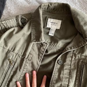 Forever 21 Utility Camo Jacket in S